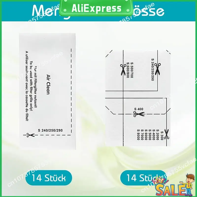 A04R Motor Protection Filters Vacuum Cleaner Filter Set For  Complete C1/2/3 Accessories Parts