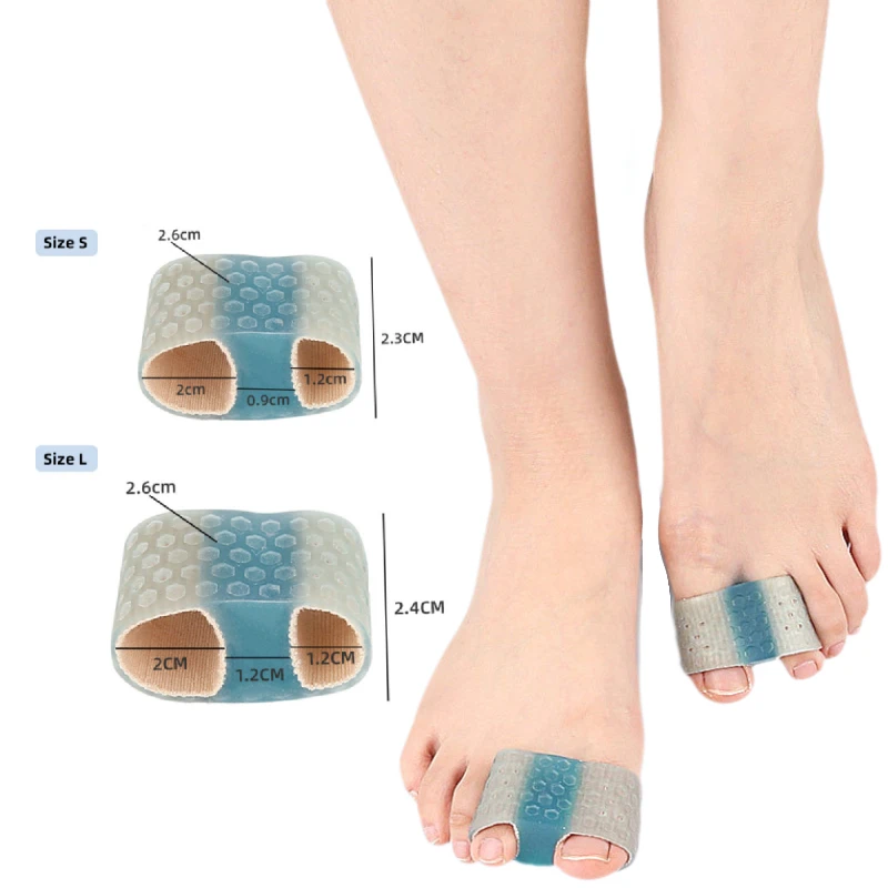 Separador de Gel para el cuidado de los pies, alisador de silicona para el pulgar, herramienta para aliviar el dolor, ajustador de juanetes, Hallux Valgus, 1 piezas