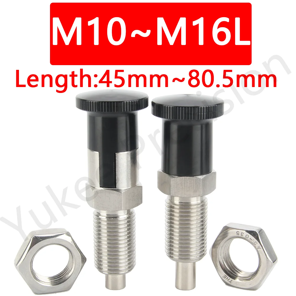 

Free Shipping Indexing Plungers Self-Locking/Return Type Rest position Spring plungers Aluminum Knob Spring Lock Pin Fine Thread