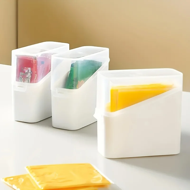 Multi-Purpose Kitchen Storage Box for Cheese, Coffee Bags & Seasonings - Non-Food Grade, Perfect for Fridge Organization