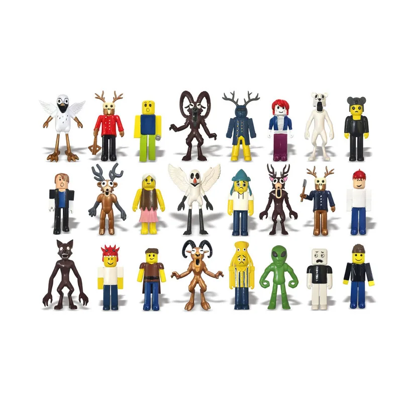 5/10 قطعة 99 ليال في الغابة تمثال اللعب 99 ليال في الغابة أرقام المنقولة البلاستيكية نموذج حلية الاطفال هدايا عيد الميلاد #1