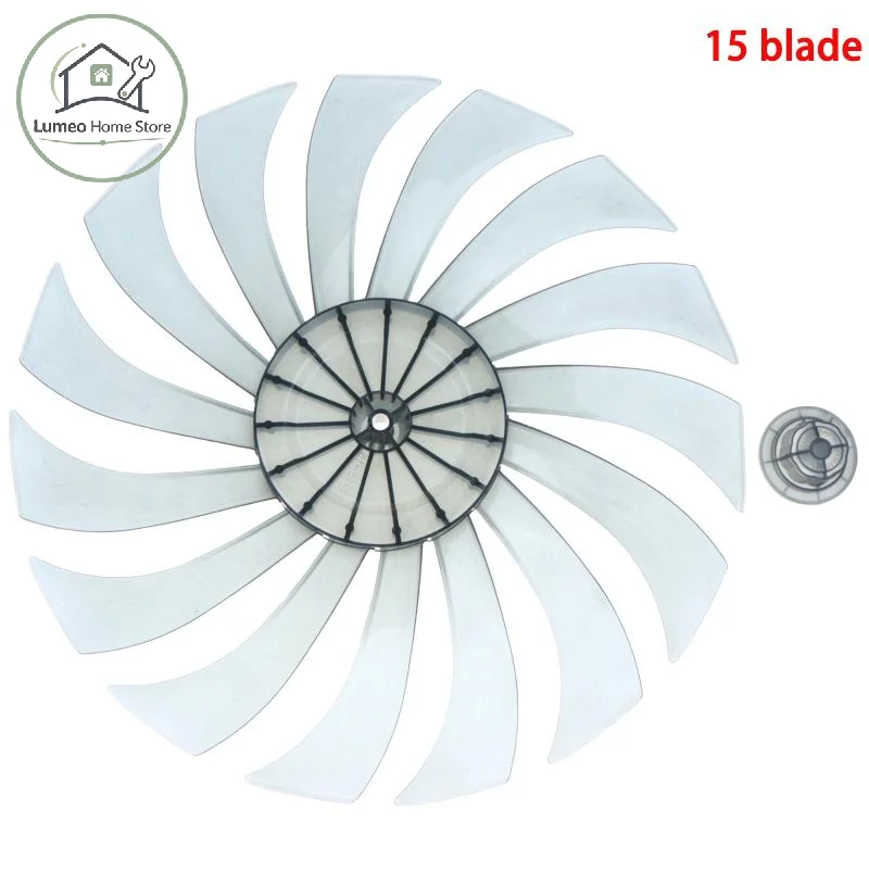 14 Inch Universal Fan Blade with Nut Cover Silent Accessory for Home Office Table Floor Fan Use