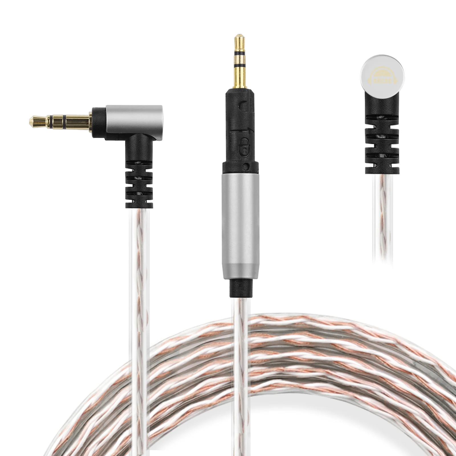 OKCSC イヤホンバランスケーブル ATH-M40X M50X M60X R50X M70X 用 2.5
