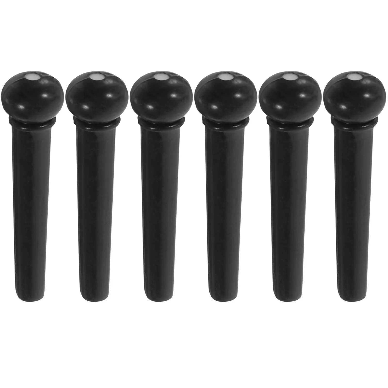 

6pcs Bridge Pins Acoustic String Pegs Replacement Pegs Sturdy Durable Tuning Pins For Folk Guitar Ukulele Guitar Parts
