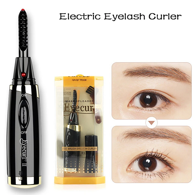 Intelligent Portable Heated Electric Natural Curling Eyelash Curler Eyelash Care Tool Professional Electric Eyelash Brush Curler