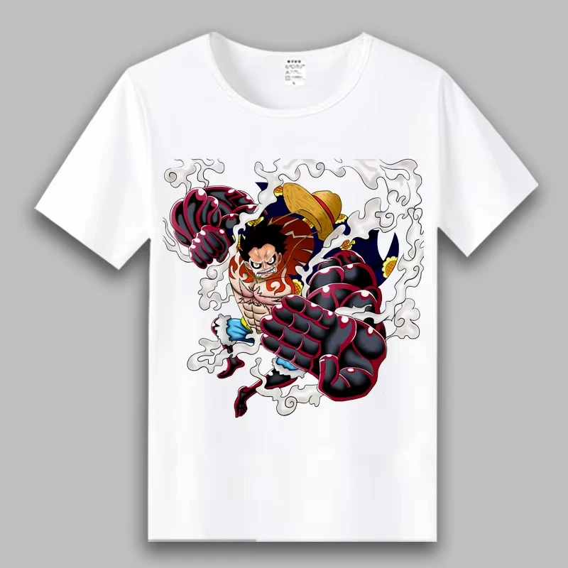 

ONE PIECE Joint T-shirt Men's and Women's Summer Peripheral Clothes ACE Sanji Luffy Zoro Short-sleeved Children's Fashion Top