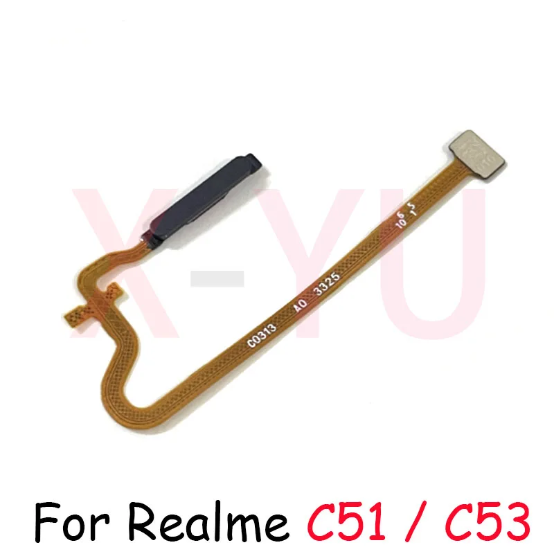 For OPPO Realme C51 / C53 Home Button Fingerprint Sensor Return Power Flex Cable