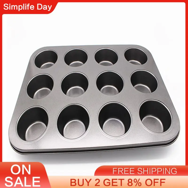 Non-stick Versatile Premium Quality Non-stick Cupcake Mold Muffin Tray Baking Enthusiasts Top Choice Baking Pan Carbon Steel