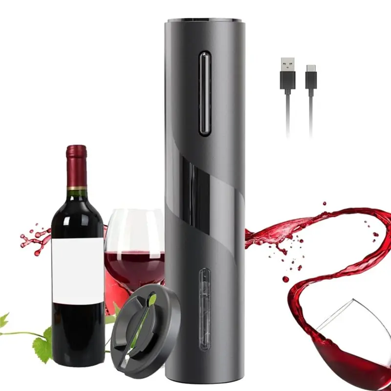 B89B-One-Click Corkscrew Remover Electric Wine Opener Rechargeable Automatic Bottle Opener For Kitchen Party Bar Restaurant