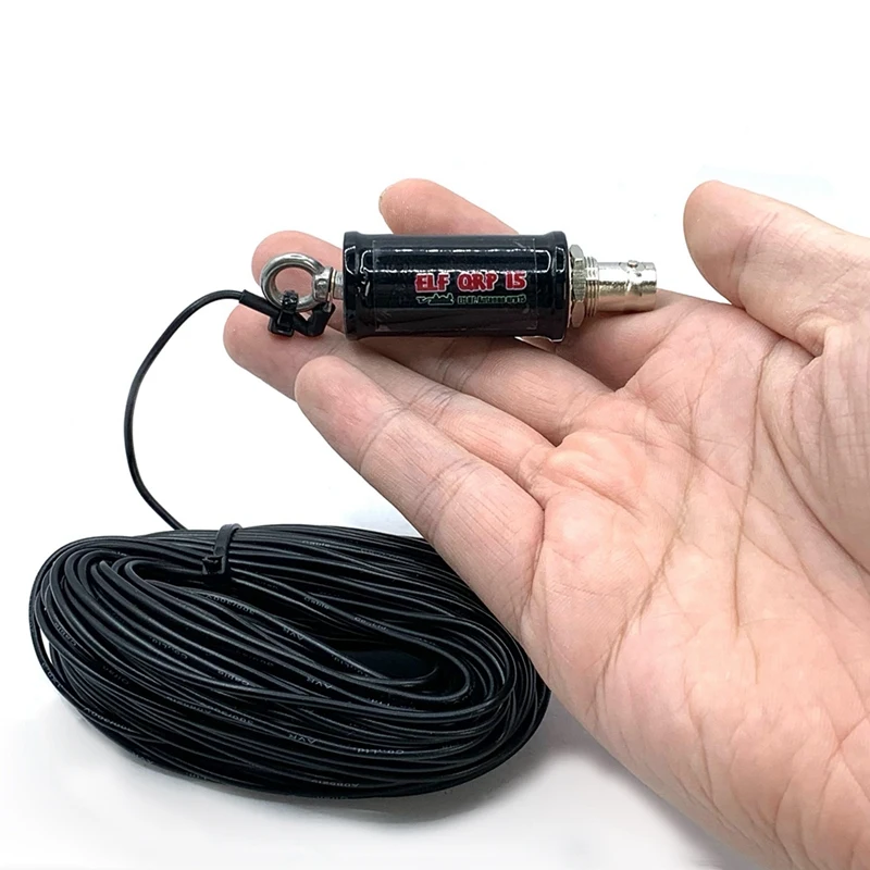 QRP15 1-30MHz HF Antenna Low Power Consumption Quick-Setsup Shortwave Antenna Waterproof Transmitting 10-40m-AT35