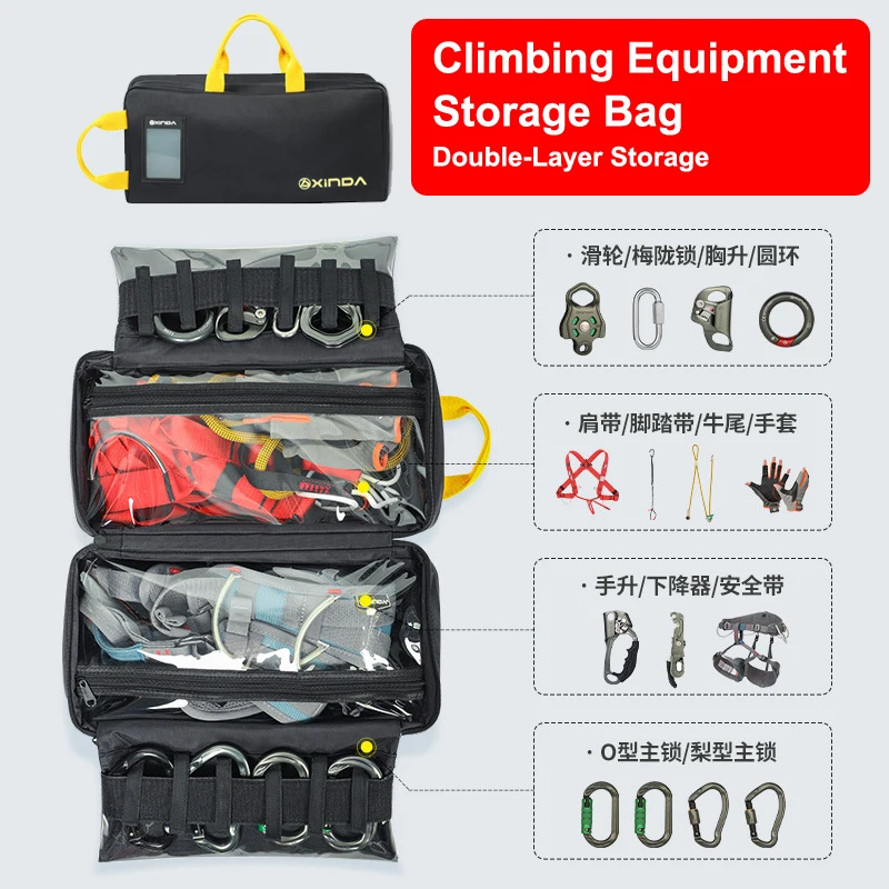 

Storage Bag,Climbing, Mountain Climbing, Cave Exploration Srt Equipment Tool Handbag, Waterproof, Wear-Resistant, And Portable