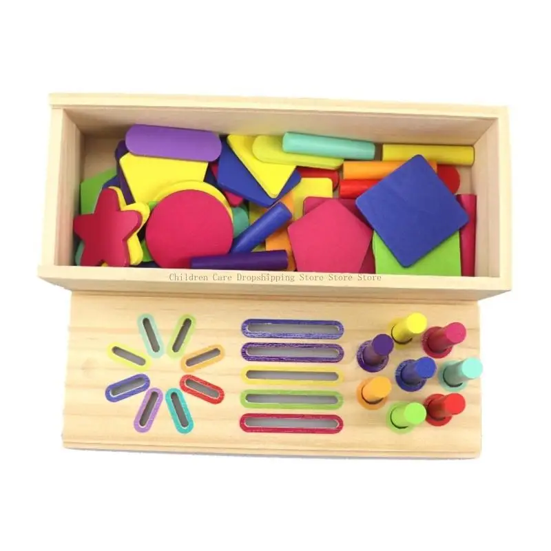 Edukacyjna zabawka do sortowania dla dzieci do dopasowywania kształtów i kolorów w celu rozwijania koordynacji Stymulacja