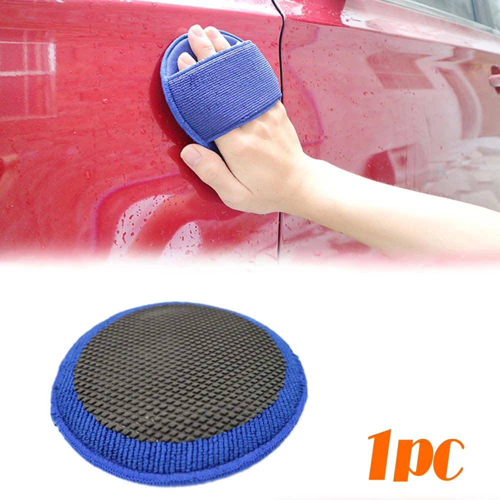 

1pc Universal Car Polish Sponge Clean Tool ACar Body Wash Gloves Blue Car Mud Cleaning Cloth Multifunctional uto Accessories