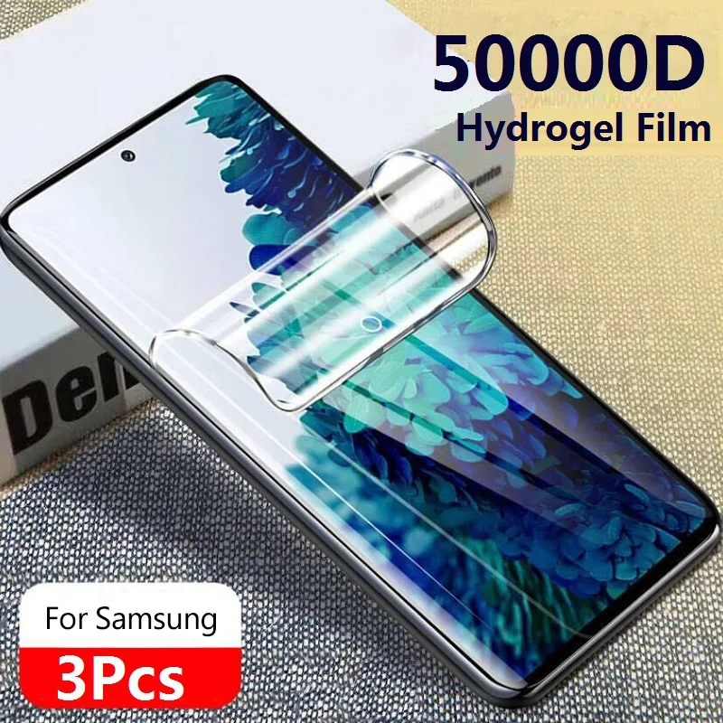 

3 шт. гидрогелевая пленка HD для Samsung M36 M56 M16 M35 M55 M15 M14 M55s C55 F55 F16 F06 F14 F15 5G Защитная пленка для экрана