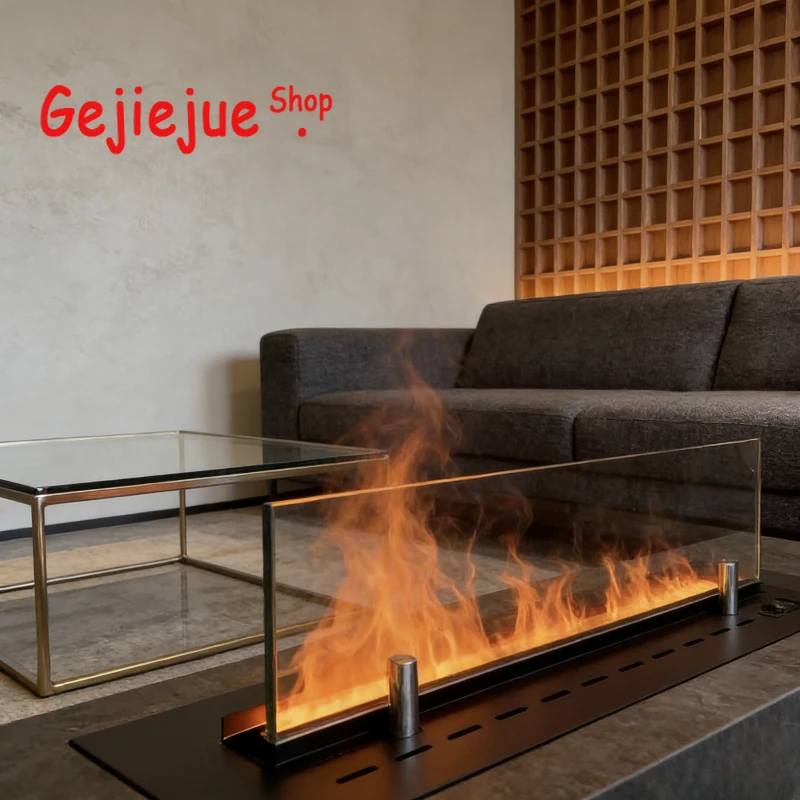 

Имитатор камина для помещений с эффектом пылающих искр, создающий уютную зимнюю атмосферу, с таймером и сигнализацией низкого уровня воды