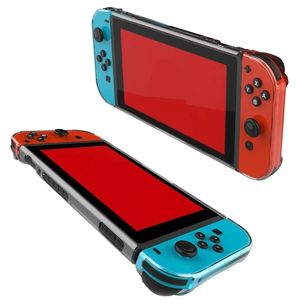 Clear Back Bag Protective Cover Case For Nintendo Switch NS NX Cases Cover For Nintendo Switch Ultra Thin PC Transparent Bag