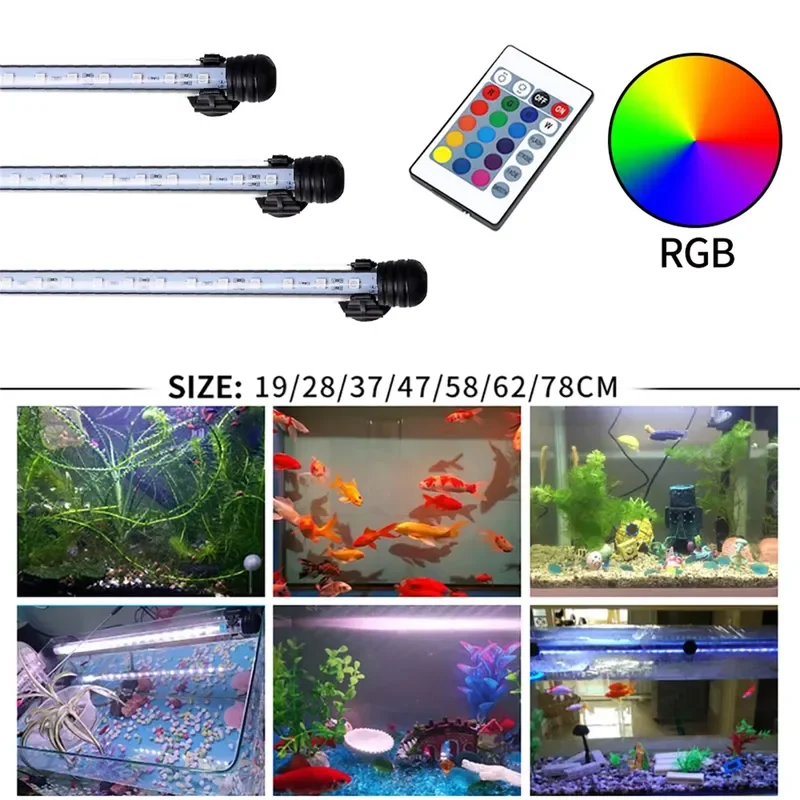 GAKO GL-33T Full Spectrum Tube Light,Waterproof Diving Underwater Submersible Aquarium LED Light for Fish Tank Aquatic Plants - view 5