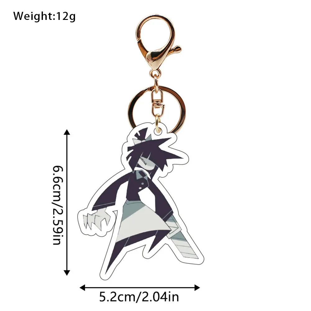 Game Fundamental Paper Education Cosplay Key Chain Accessories Pendant Cartoon Badge 6cm keychain