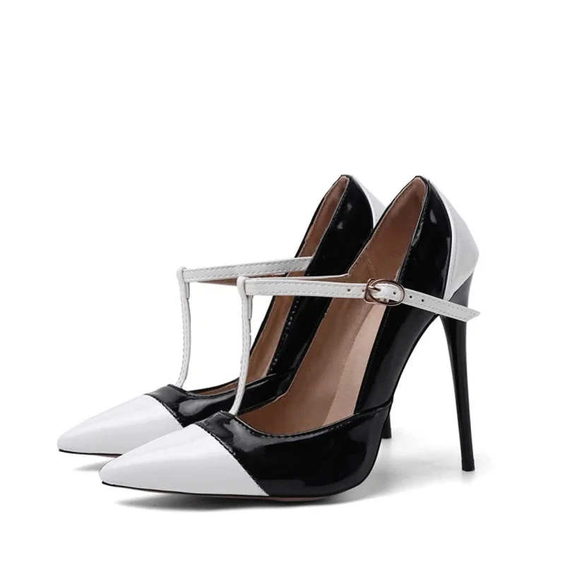 

Женские свадебные туфли BLXQPYT, черные туфли-лодочки на высоком каблуке 12 см, красного цвета, 2020