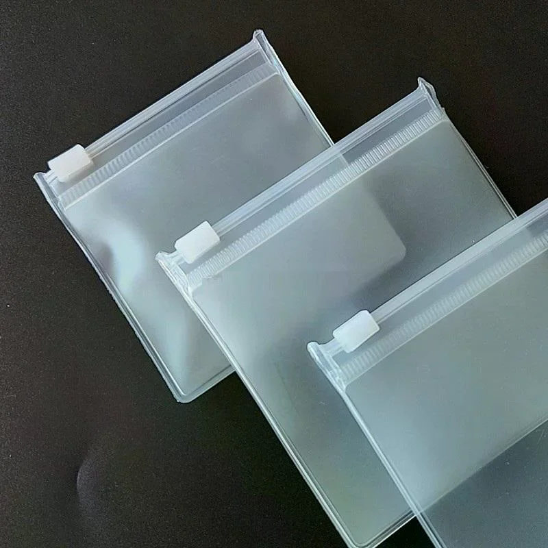 

5 Pcs Waterproof Anti-Oxidation Powder Puff Dust Bag Zipper Pouches Jewelry Storage Bag Transparent Protective Case