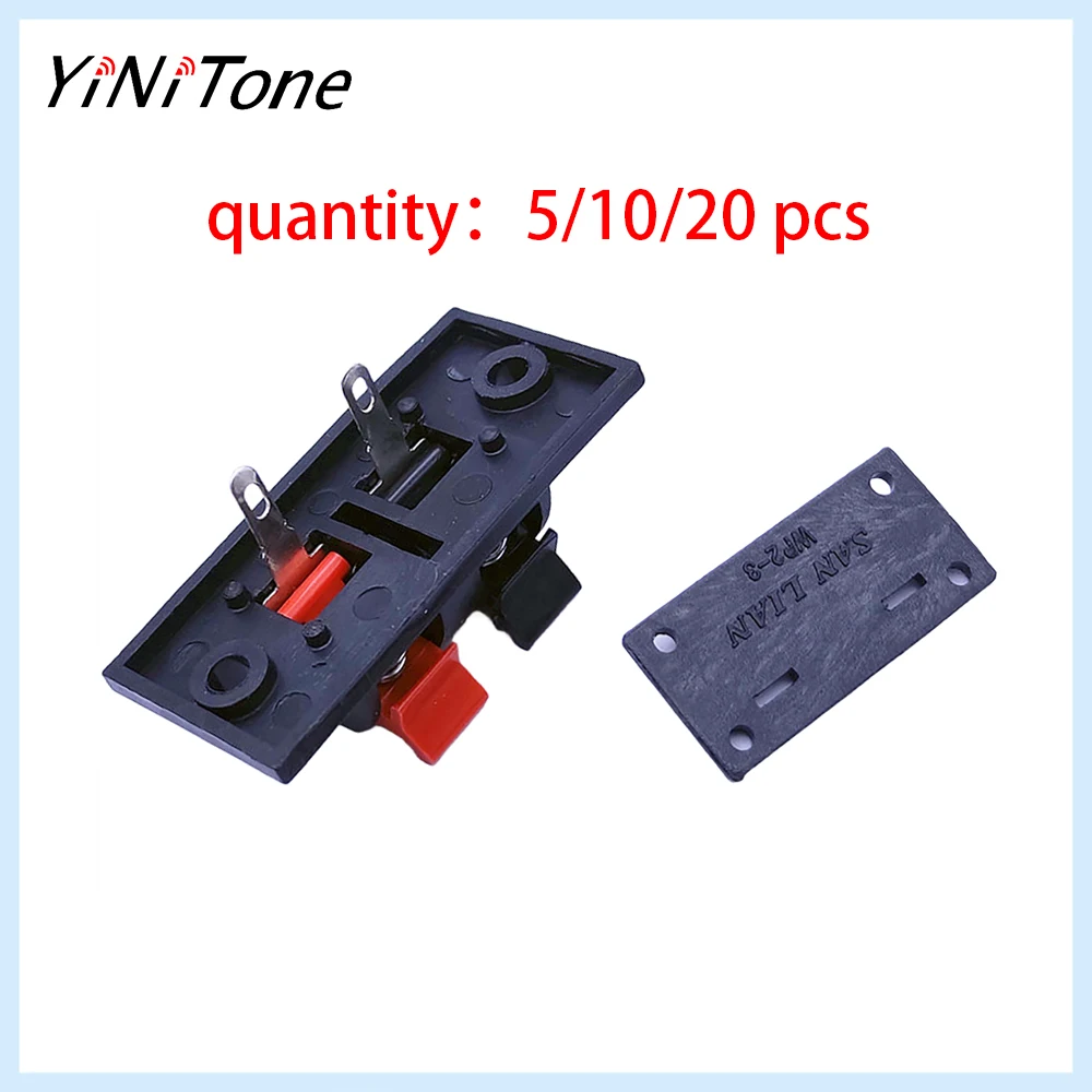 

Single Row 2 Positions Connector Terminal Clamp Push In Clamp Terminal Connector