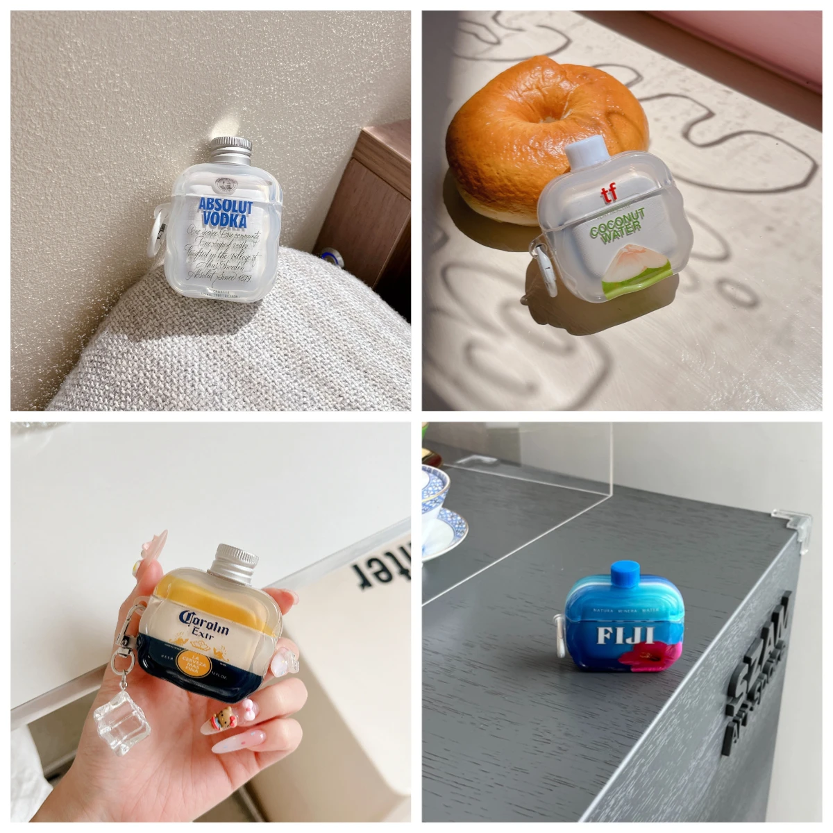 Для Apple AirPods Pro3 AirPods 4 3 2 1 Pro 2 Чехол Кокосовая вода Водка Минеральная вода Пиво Защитный чехол для наушников с подвеской Для Apple AirPods Pro3 AirPods 4 3 2 1 Pro 2 Чехол Кокосовая вода Водка Минеральная вода Пиво Защитный чехол для наушников с подвеской