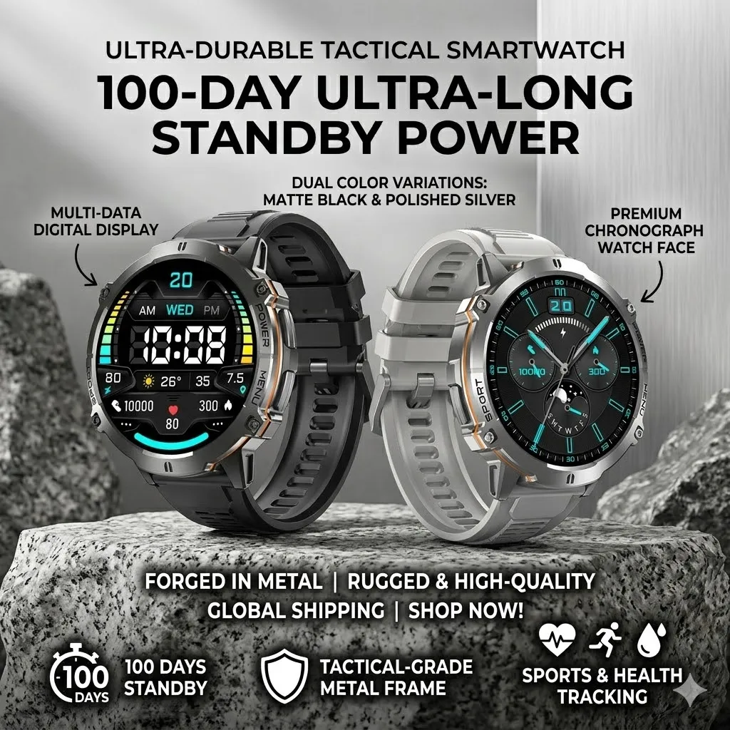 

LEADOYS X3 Men's Smart Watch 100Days Super Long Standby Time Waterproof and Dustproof Wireless Calling Father's Day Gift