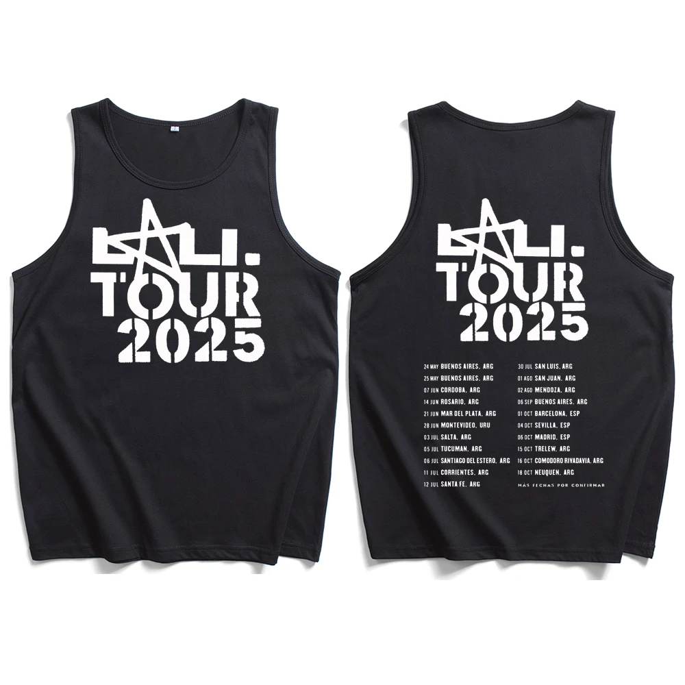 

Lali Tour 2025 Tank Tops Vest Casual Sleeveless Fans Gift T-shirt