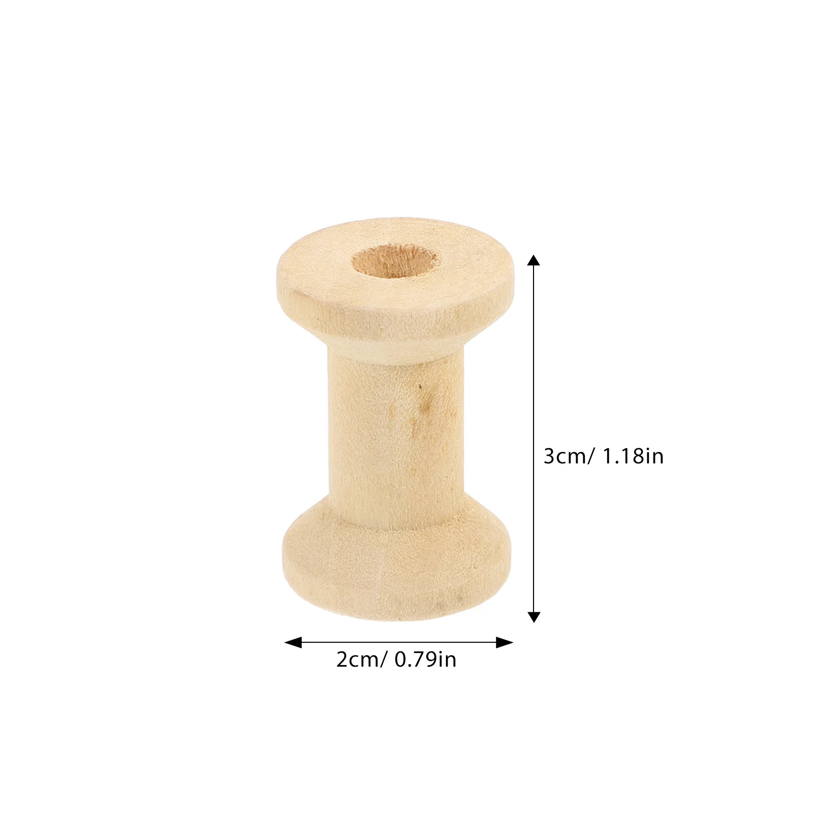 100 قطعة بكرات خشبية إمدادات الحرفية أصحاب الغزل الخشبي الخياطة الموضوع المنظمون DIY بها بنفسك التطريز النسيج بكرات الاستخدام المنزلي #3