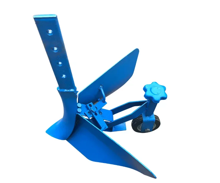 Micro Tiller Furrow Opener Adjustable Hand Guided Multi Function Tiller For Furrowing Turning Soil Ridging