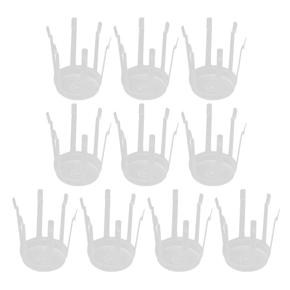 10 قطع من البلاستيك باقة قاعدة زهرة حامل مثبت لتزيين طاولة الزفاف DIY المشاريع الحرفية المدمجة خفيفة الوزن المحمولة #4