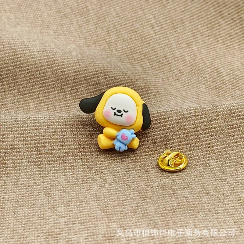 เข็มกลัด lencana pin ปกเคลือบลายการ์ตูนน่ารักสำหรับเป้เสื้อผ้ายีนส์ตกแต่งป้ายอะนิเมะเครื่องประดับสำหรับเป็นของขวัญให้เพื่อน