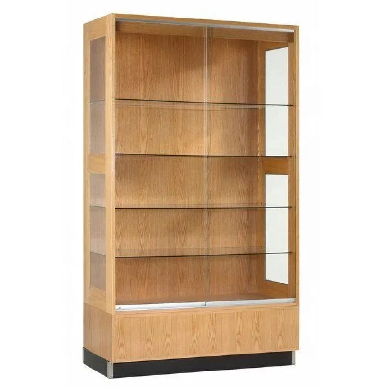 custom.High-end handmade aluminum glass display cabinet, glass cabinet specialty stores