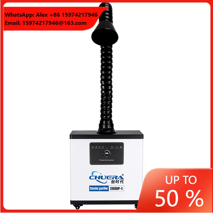 CSD 200XP-1 Single Channel Portable Fume Extractor Smoke Purifier For Welding Air Purifier Or Soldering Exhaust Gas Purifier