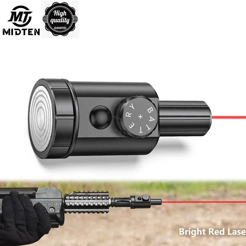 

MidTen Магнитный прицел Красный лазерный комплект Несколько калибров Professional Sighter Rifling с защитой от царапин для прицелов Охота
