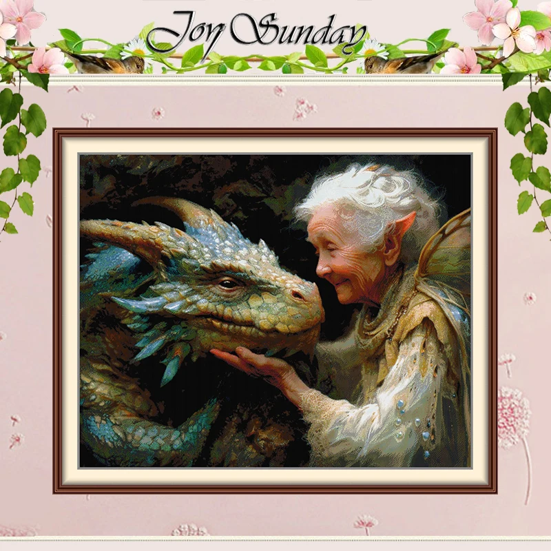 

Companionship Patterns Counted Cross Stitch Set DIY 11CT 14CT 16CT HD Stamped DMC Cross-stitch Kit Embroidery Needlework Crafts