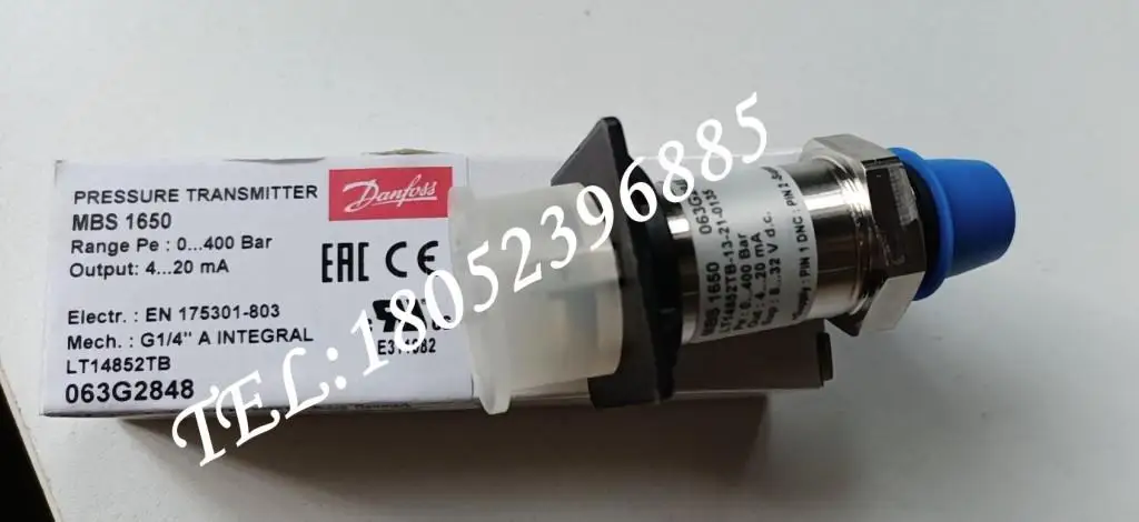 

Danfoss MBS1650 Pressure Transmitter 063G2805/2821/2846/2890 Genuine