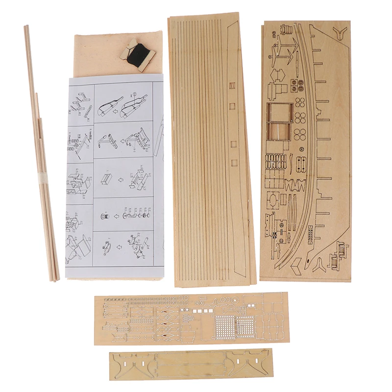 1:130 vela DIY barco montaje modelo clásico barco de madera decoración madera