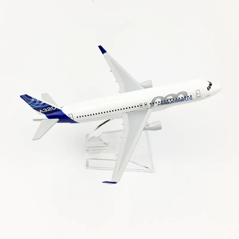 Aircraft Model Alloy Static Ornaments 16cm Airbus A320 Diecast Aviation Plane Collectible Miniature Toys for Boys Dropshipping