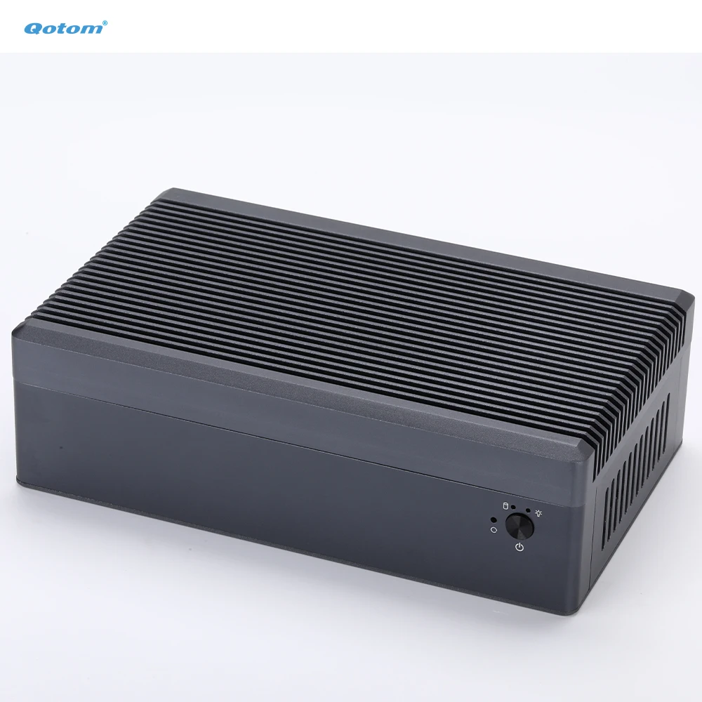Qotom Q31100GT Barebone Mini PC Intel Core i5-1135G7/ i7-1185G7 10x 2.5G LAN Firewall Router PC 2x DDR4/ 2x NVMe Hybrid Cooling - view 2