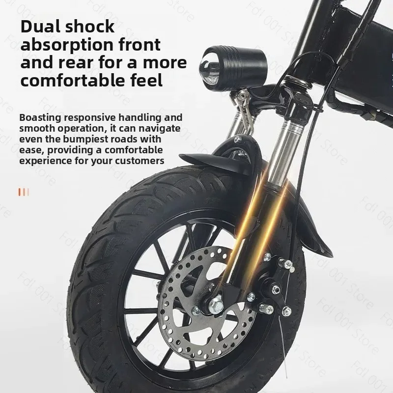 New Lightweight Lithium Battery Electric Tricycle Folding Scooter for Adult Kid Pick-up and Drop-off