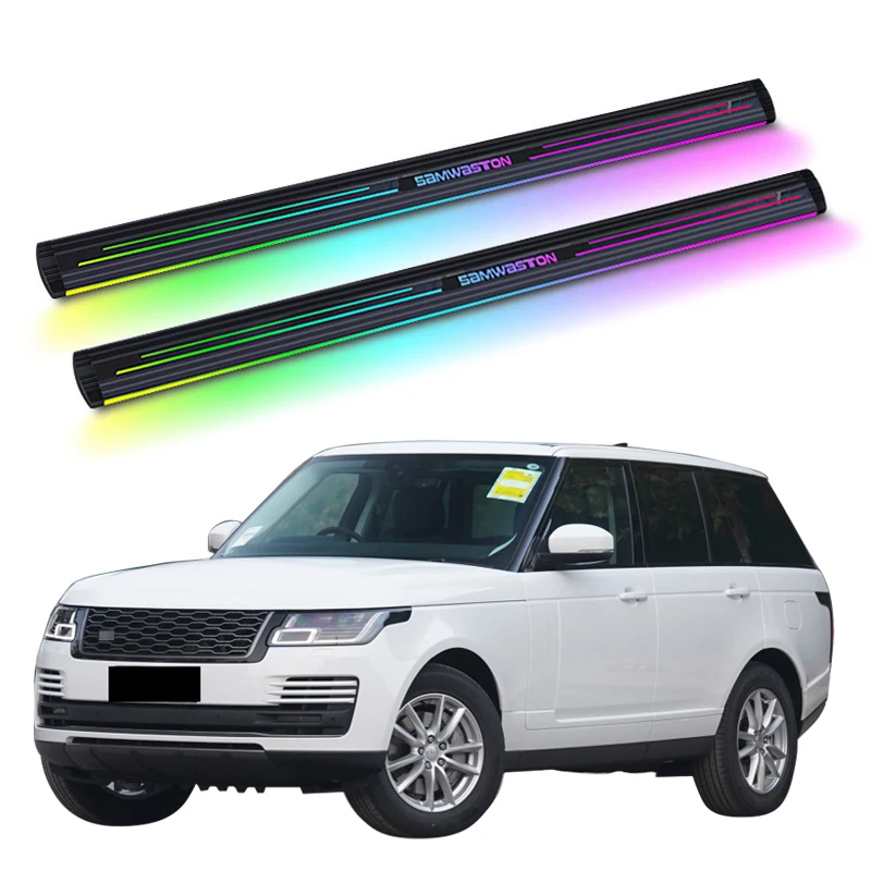 

Automatic Electric Power Neon Led Light Side Step Running Board for Land Rover Range Rover 2017-2023
