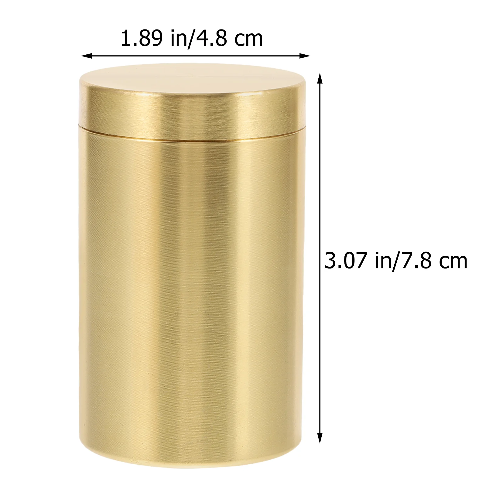 Brass Tea Cereal Container Coffee Containers Waterproof Tea Canister Jar Food Storage Dried Fruit Waterproof Storage