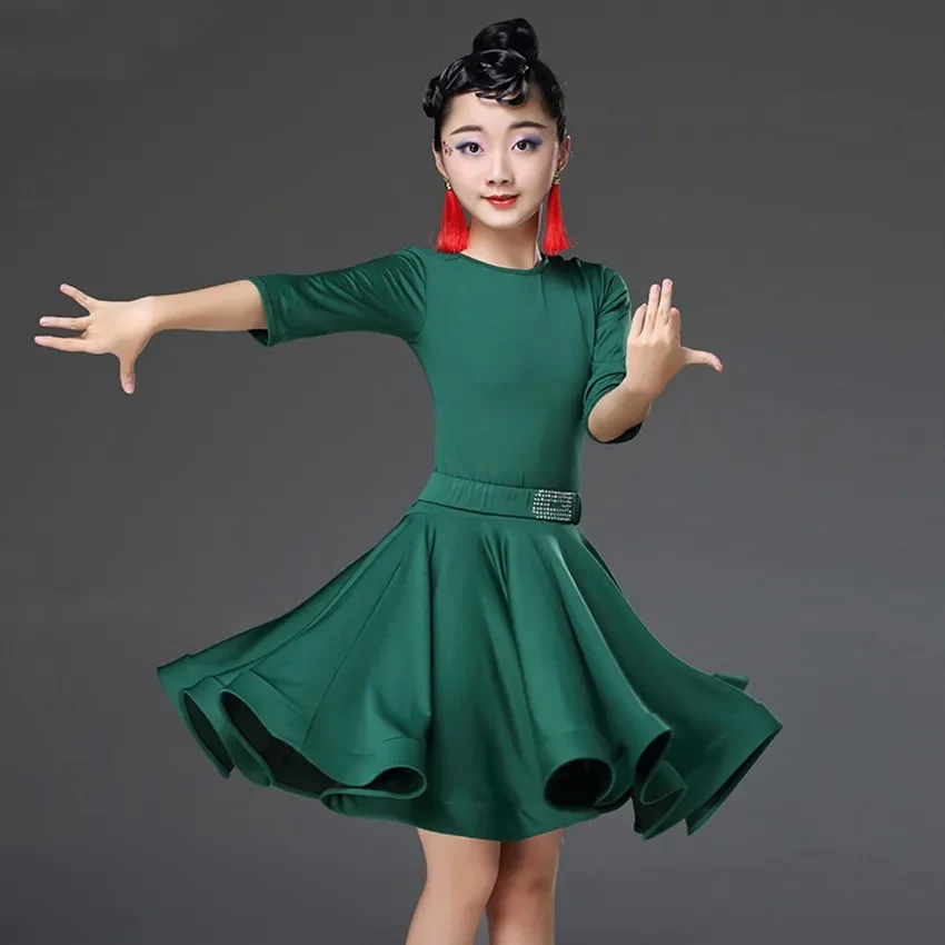 Robe de danse latine éducative pour enfants, robe de jour pour enfants, costume de danse pour filles, Cha Cha, Régions ba, Samba JMarkets, Ballrom