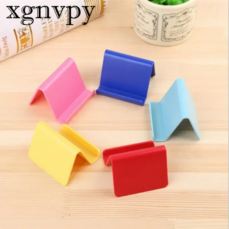 xgnvpy 1Pcs Kitchen Gadget Phone Holder Fixed Mini Portable Card Display Decoration Accessory Cooking Utensil Organizer Shelf