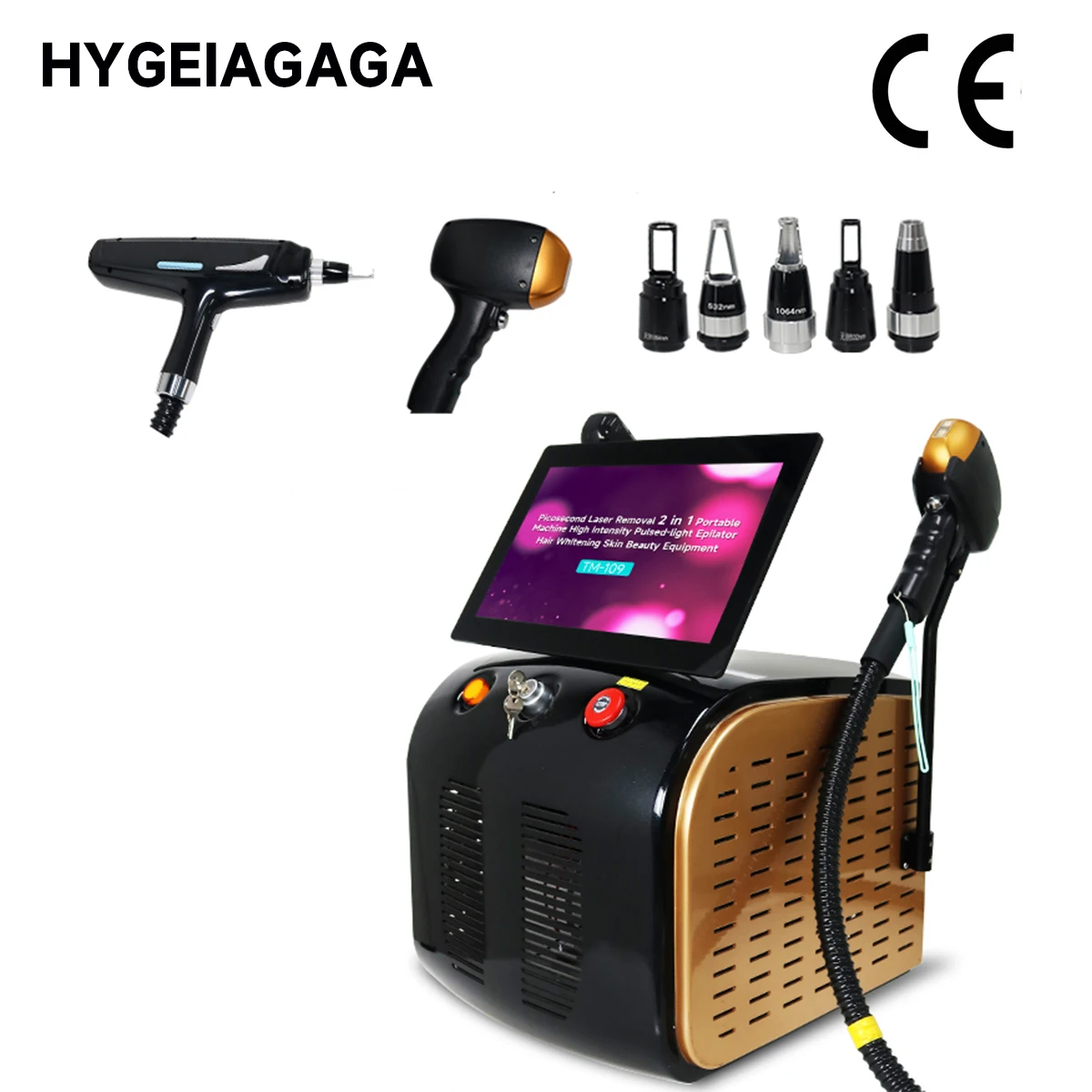 

755 1064 808nm Professional Hair Removal Ultrasound Facial Machines Ice Platinum Painless Diode Laser Skin Care Equipment