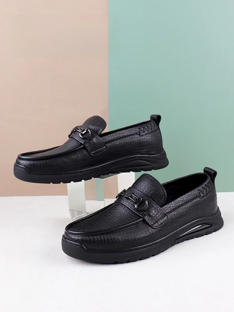 

Мужские повседневные кожаные туфли Yearcon: мягкие, дышащие, модные, для весны и осени