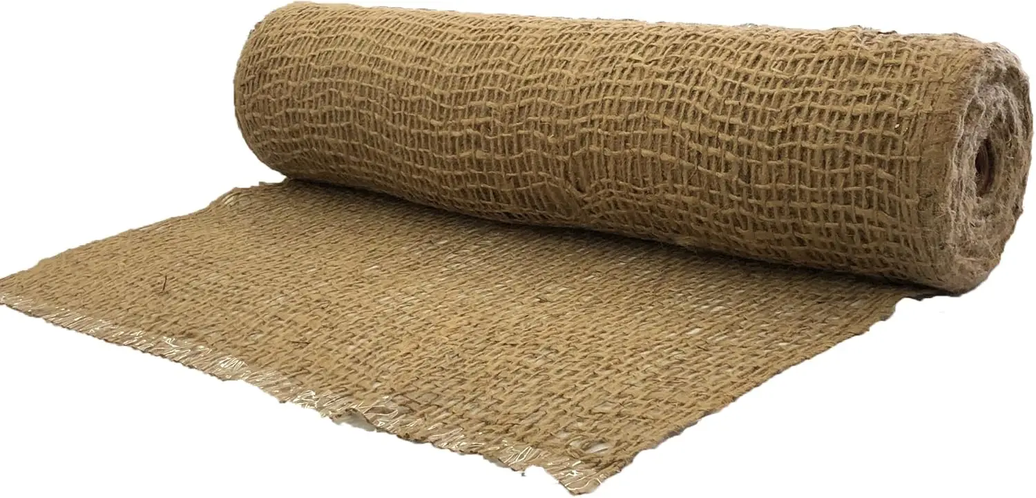 

. Jute Erosion Control, сетчатое одеяло Soil Saver — ширина 48 дюймов x рулон 75 ярдов (длина 25 футов) — 900 кв. футов. Покрытие
