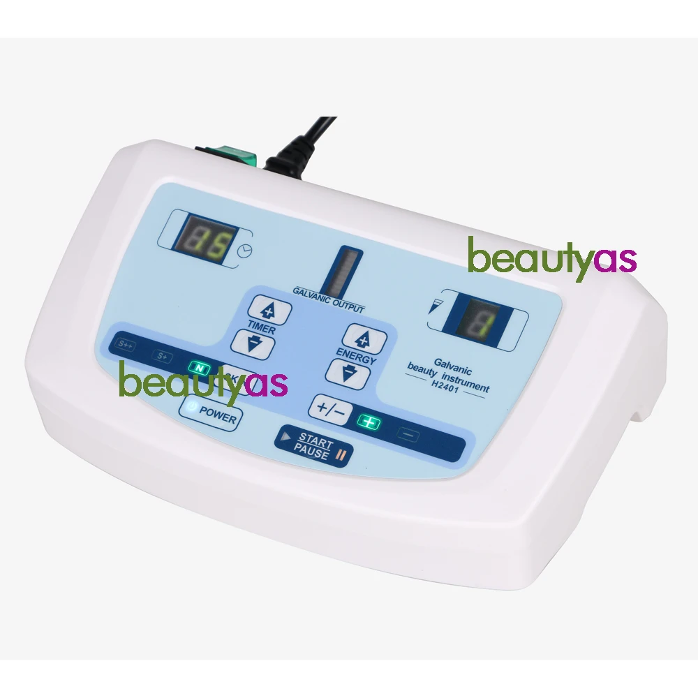 Galvanic Microcurrent Facial Skin Firming Whiting Machine Iontophoresis Acne Pore Blackhead Removal Massager Skin Care Therapy