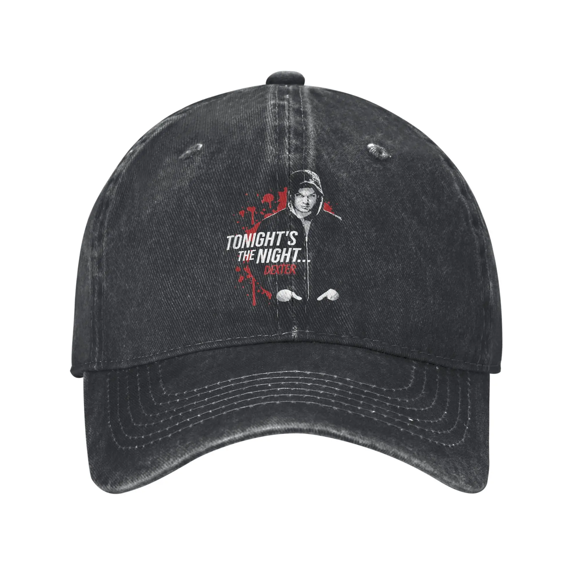 Dexter Morgan Tonights The Night قبعات البيسبول للجنسين نمط المتعثرة الدنيم Snapback قبعة المسلسلات التلفزيونية في الهواء الطلق جميع الفصول هدية قبعة